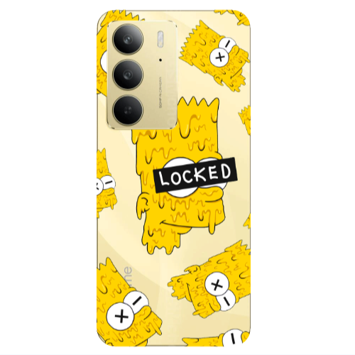 Realme C 75 Bart Simpson Transparent Silicone TPU Θήκη