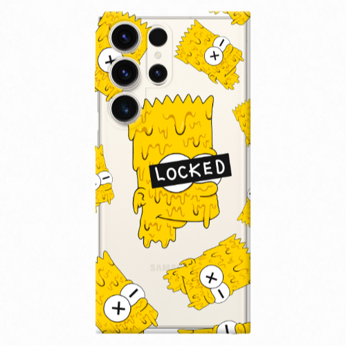 Samsung S25 Ultra Bart Simpson Transparent Silicone TPU Θήκη
