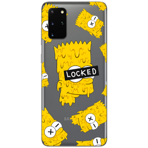Samsung S20 Plus Bart Simpson Transparent Silicone TPU Θήκη