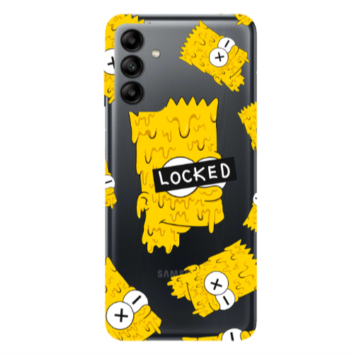 Samsung A04S Bart Simpson Transparent Silicone TPU Θήκη