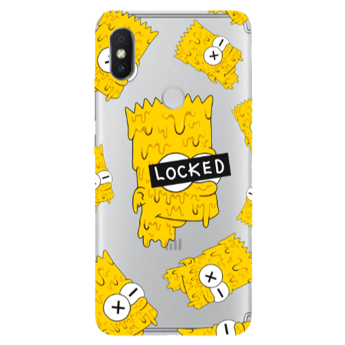 Xiaomi Redmi S2 Bart Simpson Transparent Silicone TPU Θήκη