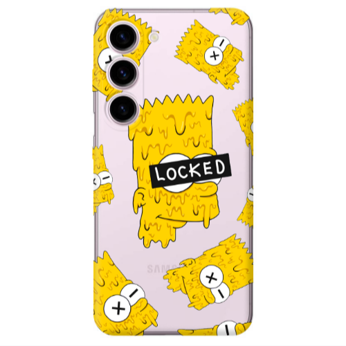 Samsung S23 Plus Bart Simpson Transparent Silicone TPU Θήκη