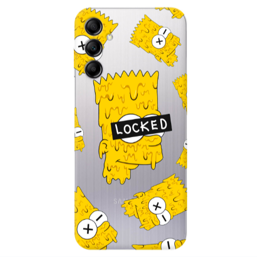 Samsung A24 Bart Simpson Transparent Silicone TPU Θήκη