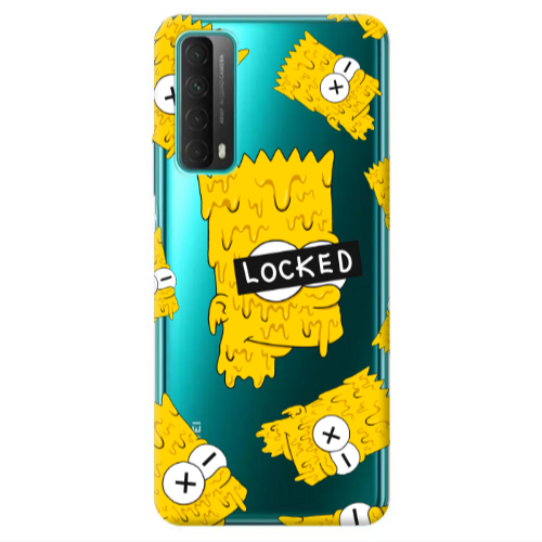 Huawei P Smart 2021 Bart Simpson Transparent Silicone TPU Θήκη