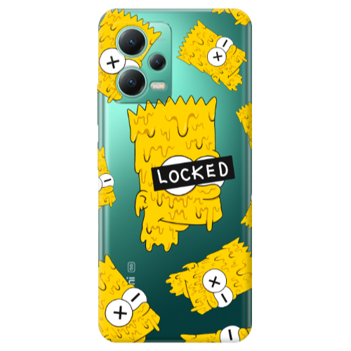 Xiaomi Redmi Note 12 Pro Plus 5G Bart Simpson Transparent Silicone TPU Θήκη