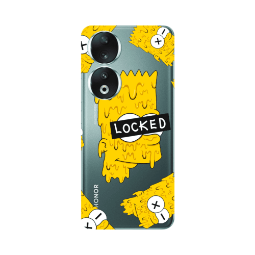 Honor 90 5G Bart Simpson Transparent Silicone TPU Θήκη