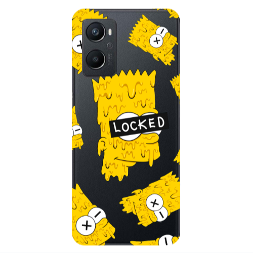 Oppo A 96 Bart Simpson Transparent Silicone TPU Θήκη
