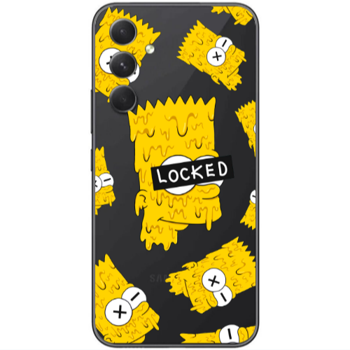 Samsung Galaxy A25 Bart Simpson Transparent Silicone TPU Θήκη