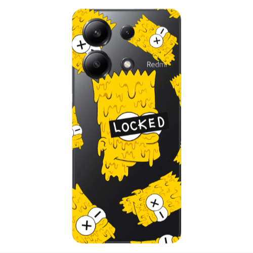 Xiaomi Redmi Note 13 4G Bart Simpson Transparent Silicone TPU Θήκη