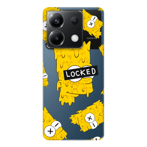 Xiaomi Poco X6 5G Bart Simpson Transparent Silicone TPU Θήκη