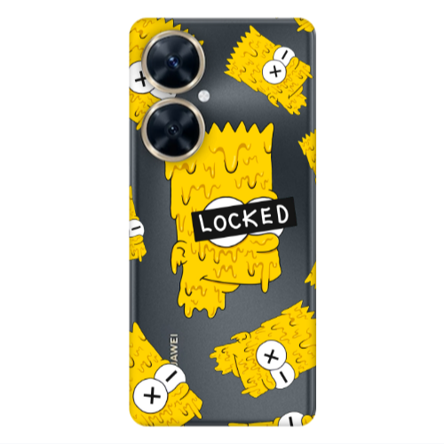 Huawei Nova 11i Bart Simpson Transparent Silicone TPU Θήκη