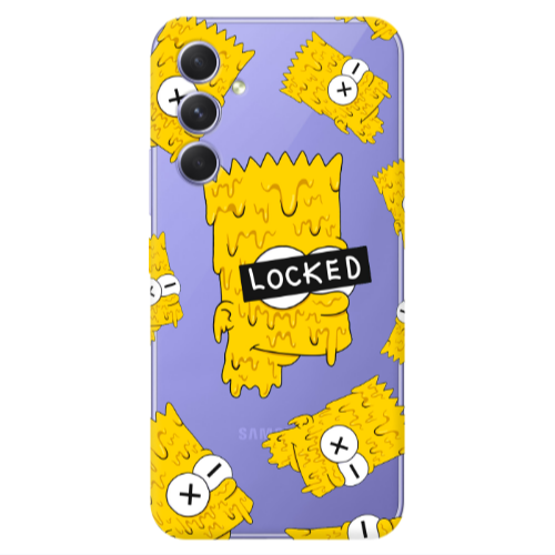 Samsung A35 Bart Simpson Transparent Silicone TPU Θήκη