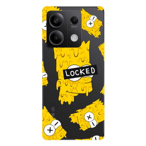 Xiaomi Redmi Note 13Pro 5G Bart Simpson Transparent Silicone TPU Θήκη