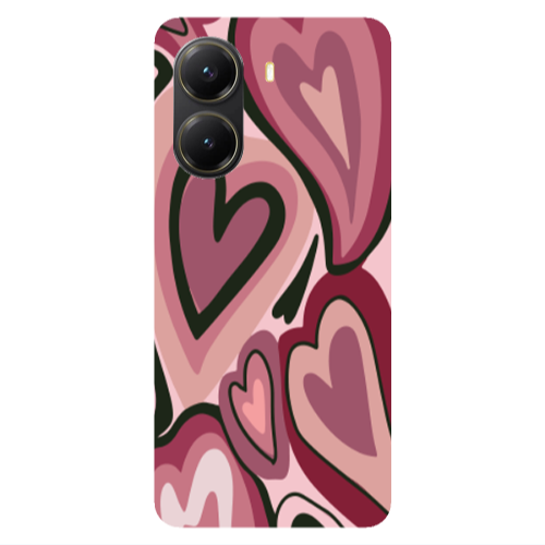Xiaomi Poco X7 Pro Mix Heart Transparent Silicone TPU Θήκη