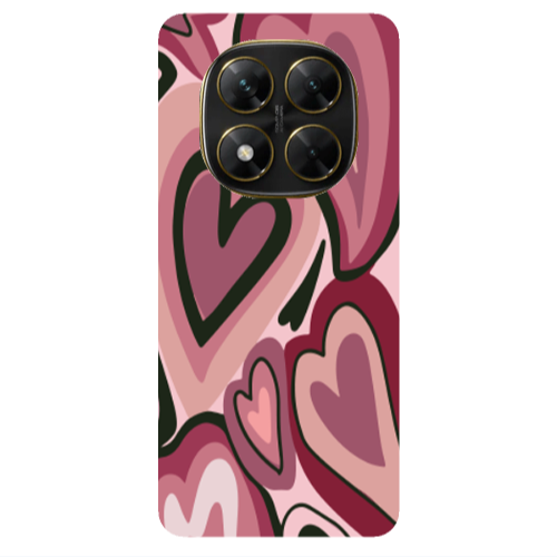 Xiaomi Poco X7 Mix Heart Transparent Silicone TPU Θήκη