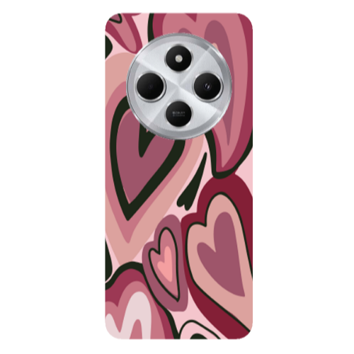 Xiaomi Redmi 14c Mix Heart Transparent Silicone TPU Θήκη