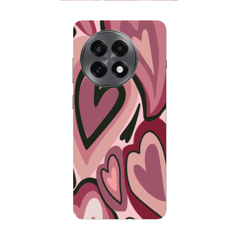 Oneplus 13 5G Mix Heart Transparent Silicone TPU Θήκη