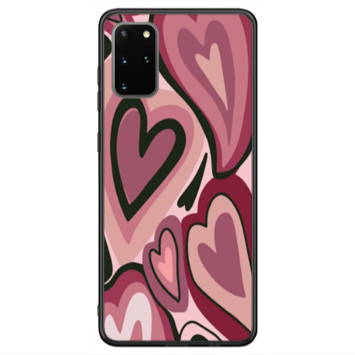 Samsung S20 FE Mix Heart Black Glossy Θήκη