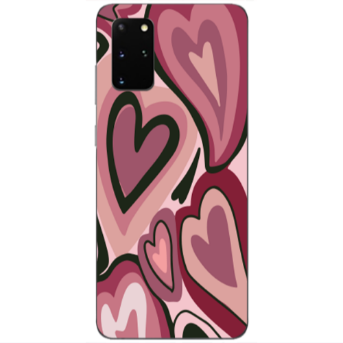 Samsung S20 Plus Mix Heart Transparent Silicone TPU Θήκη