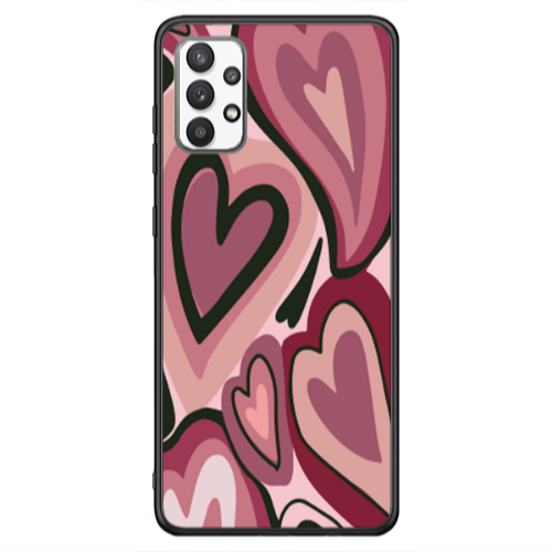 Samsung A13 4G Mix Heart Black Glossy Θήκη
