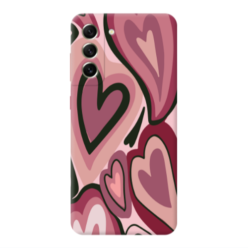 Samsung S22 Plus Mix Heart Transparent Silicone TPU Θήκη