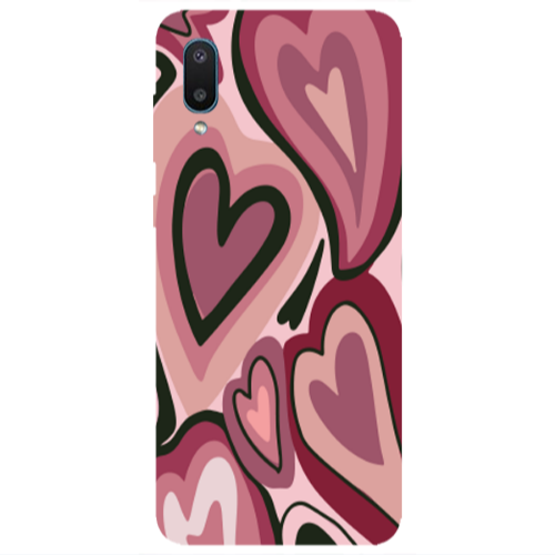Samsung A02 Mix Heart Transparent Silicone TPU Θήκη