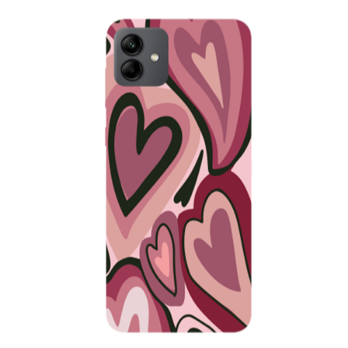 Samsung A04 Mix Heart Transparent Silicone TPU Θήκη