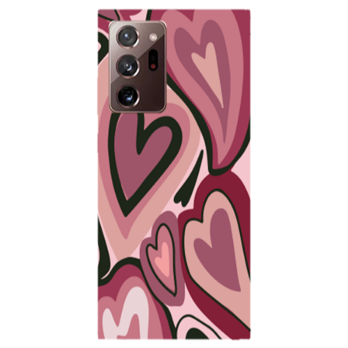 Samsung Note 20 Ultra Mix Heart Transparent Silicone TPU Θήκη