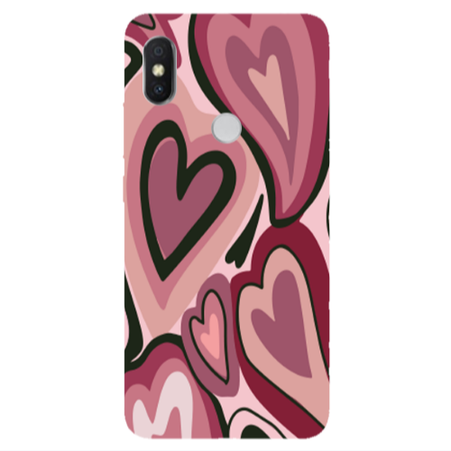 Xiaomi Redmi S2 Mix Heart Transparent Silicone TPU Θήκη