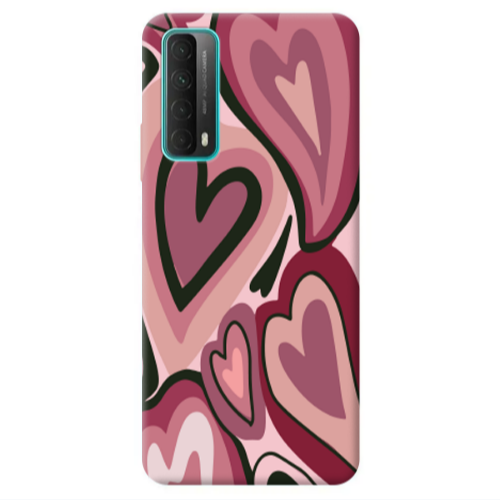 Huawei P Smart 2021 Mix Heart Transparent Silicone TPU Θήκη