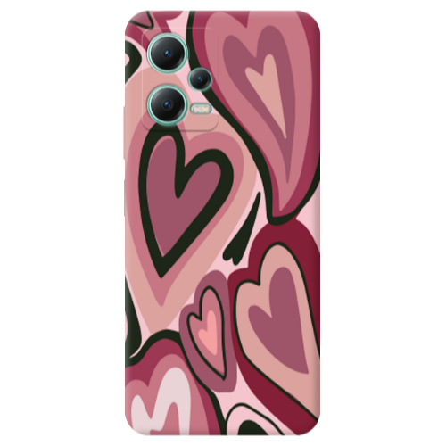 Xiaomi Redmi Note 12 Pro Plus 5G Mix Heart Transparent Silicone TPU Θήκη