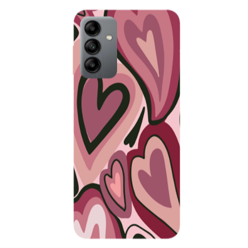 Samsung A13 5G Mix Heart Transparent Silicone TPU Θήκη