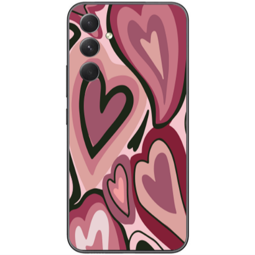 Samsung Galaxy A25 Mix Heart Transparent Silicone TPU Θήκη