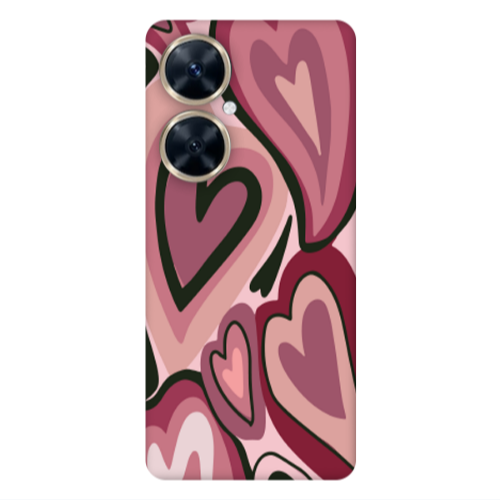 Huawei Nova 11i Mix Heart Transparent Silicone TPU Θήκη