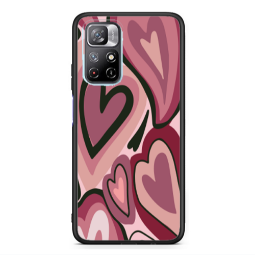 Xiaomi Poco M4 Pro 5G Mix Heart Black Glossy Θήκη