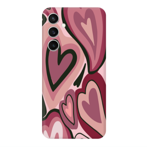 Samsung S24 Plus Mix Heart Transparent Silicone TPU Θήκη