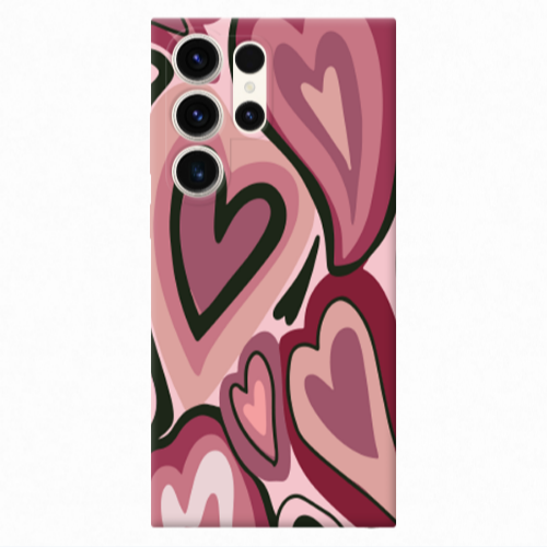 Samsung S24 Ultra Mix Heart Transparent Silicone TPU Θήκη