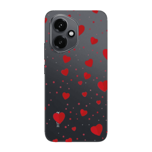 Honor Magic 400 Dot hearts Transparent Silicone TPU Θήκη