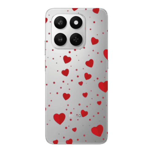 Honor Magic 400 Smart Dot hearts Transparent Silicone TPU Θήκη