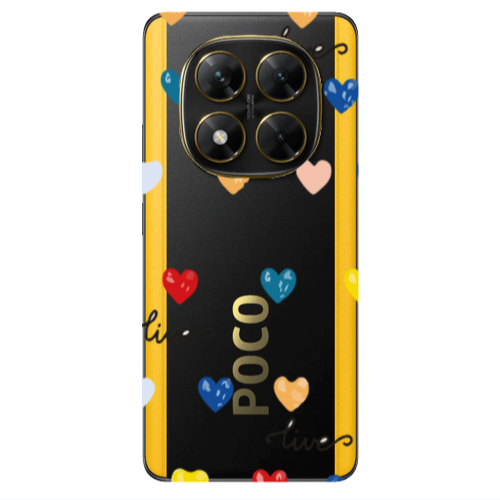 Xiaomi Poco X7 Heart Lives Transparent Silicone TPU Θήκη