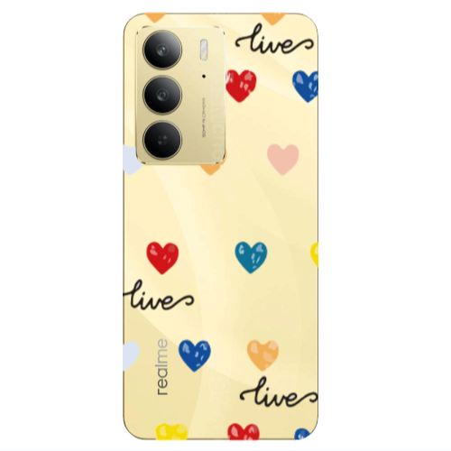 Realme C 75 Heart Lives Transparent Silicone TPU Θήκη
