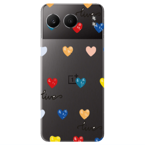 Oneplus Nord 4 Heart Lives Transparent Silicone TPU Θήκη