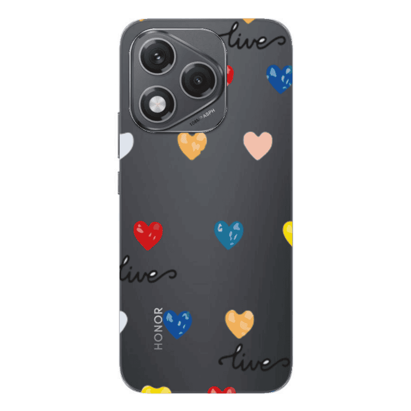Honor 400 Lite Heart Lives Transparent Silicone TPU Θήκη