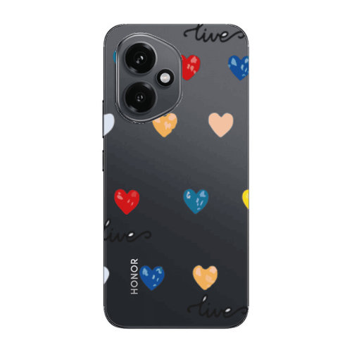 Honor Magic 400 Heart Lives Transparent Silicone TPU Θήκη