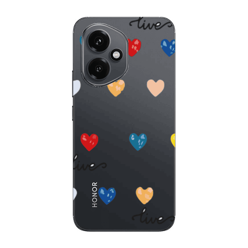 Honor Magic 400 Heart Lives Transparent Silicone TPU Θήκη