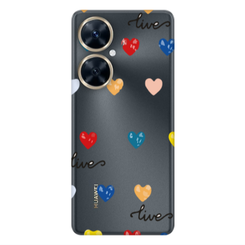 Huawei Nova 11i Heart Lives Transparent Silicone TPU Θήκη
