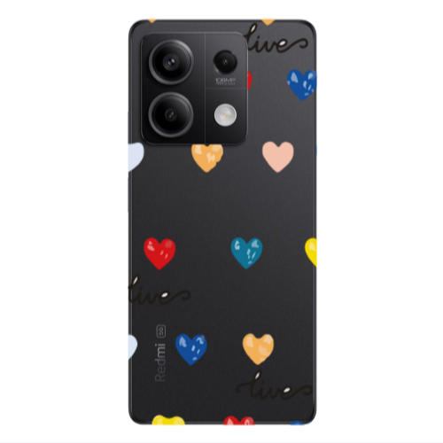 Xiaomi Redmi Note 13Pro 5G Heart Lives Transparent Silicone TPU Θήκη