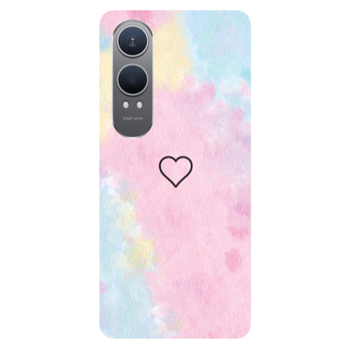 Oneplus Nord Ce 4 lite Heart in clouds Transparent Silicone TPU Θήκη