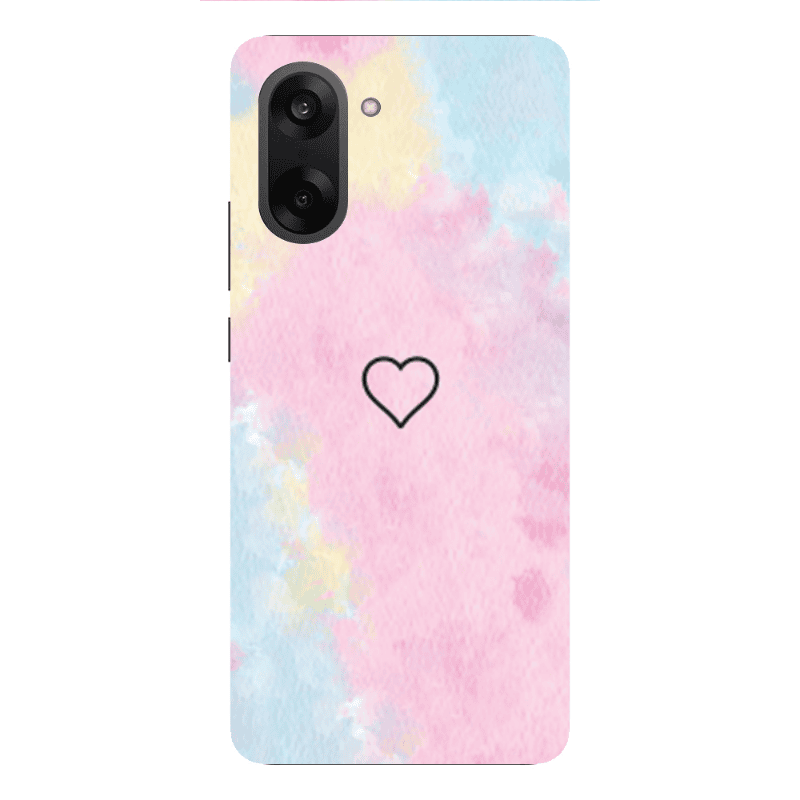 Oneplus Nord CE 5 Heart in clouds Transparent Silicone TPU Θήκη