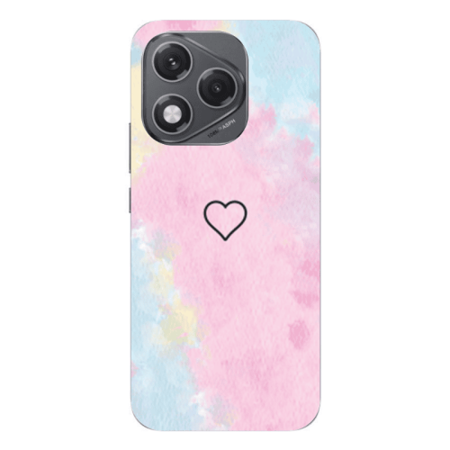 Honor 400 Lite Heart in clouds Transparent Silicone TPU Θήκη